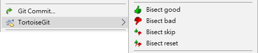 Bisect options