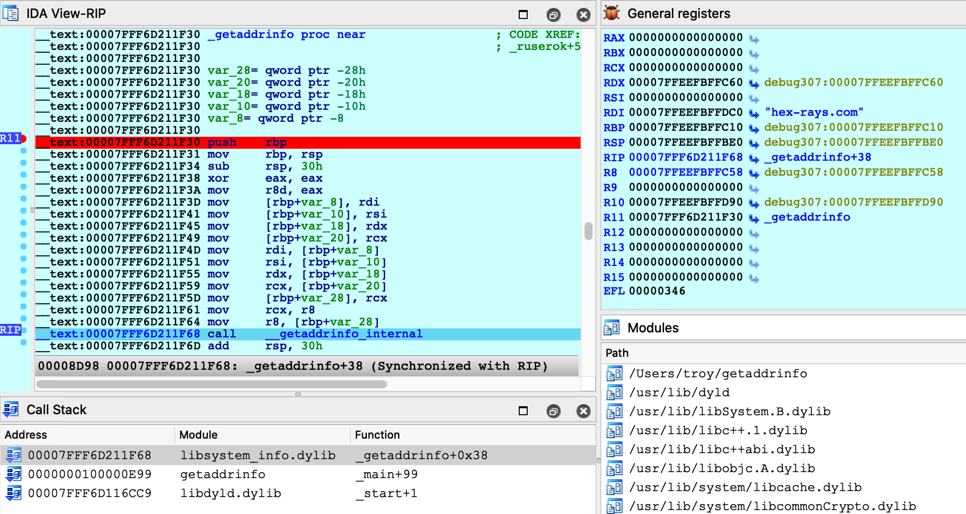 getaddrinfo bpt2